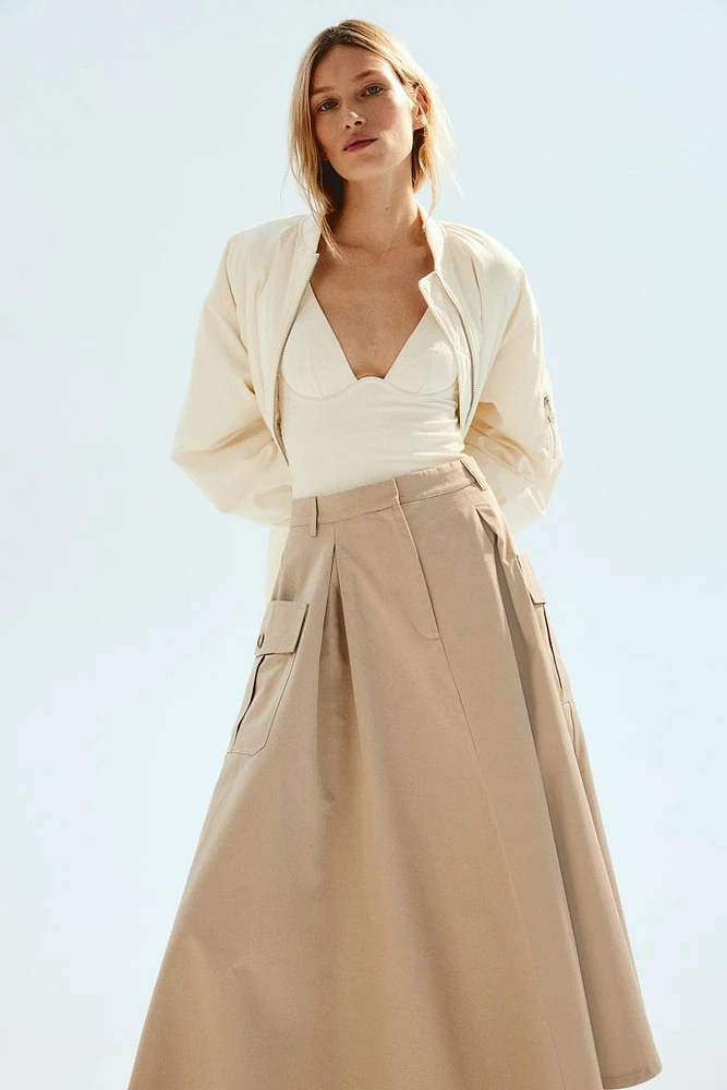 A-line Cargo Skirt