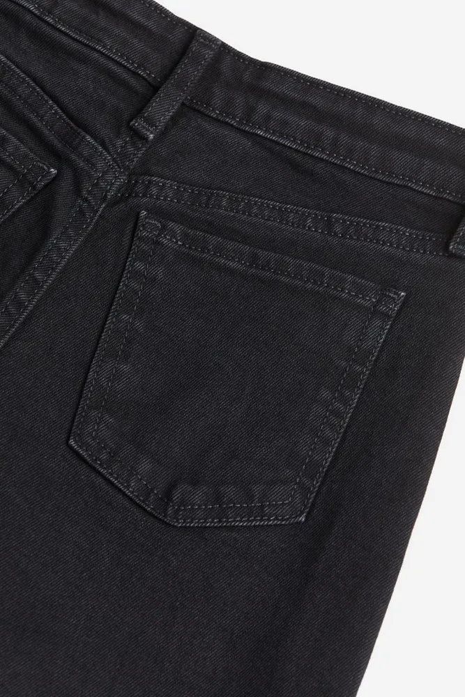 H&M+ Embrace Shape Ankle Jeans - Black/washed - Ladies
