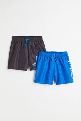 2-pack Printed Swim Shorts