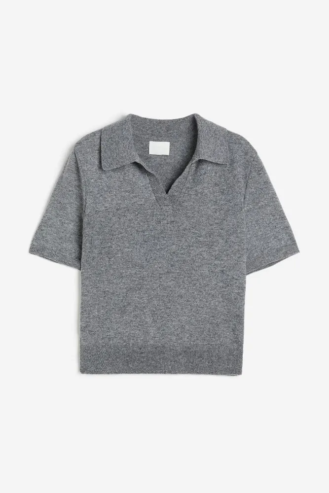 Fine-knit Polo Shirt