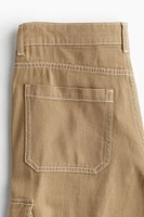 Wide-leg Cargo Pants