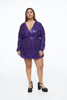 Petite Teia Sequin Mini Dress