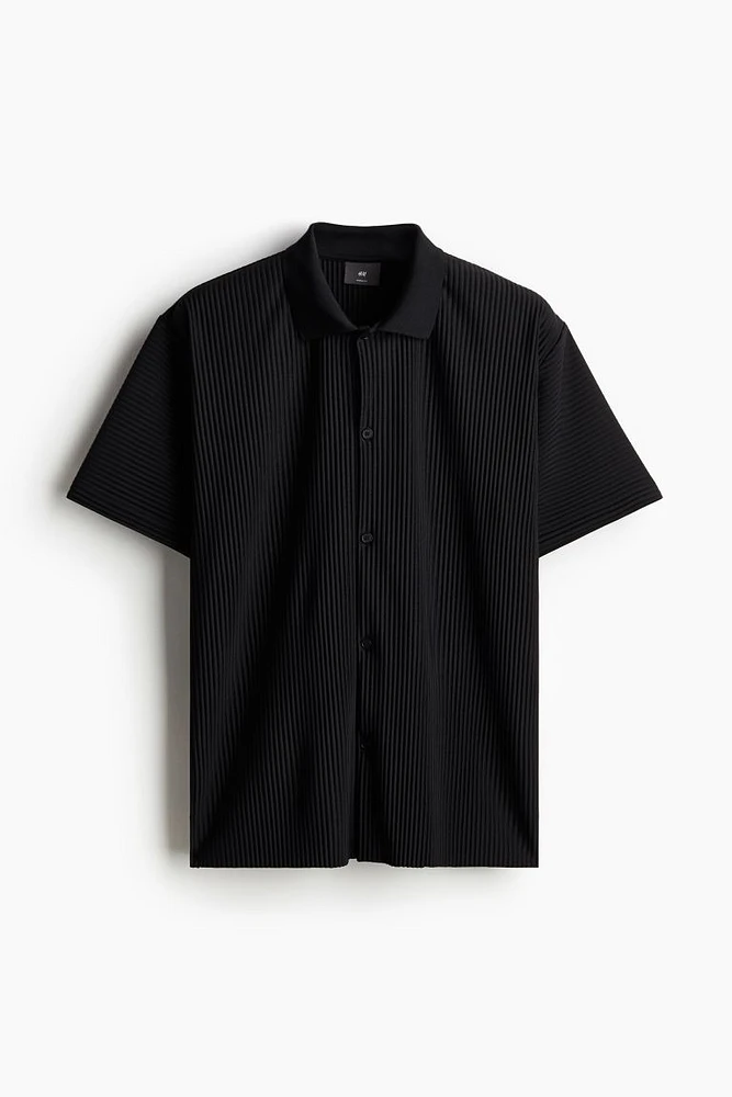 Loose Fit Pleated Shirt
