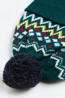 Jacquard-knit Pompom Hat