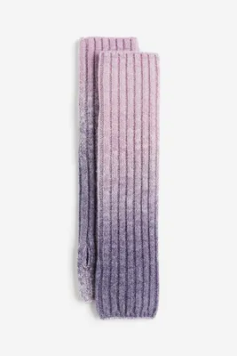 Rib-knit Arm Warmers
