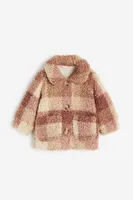 Veste en tissu peluche