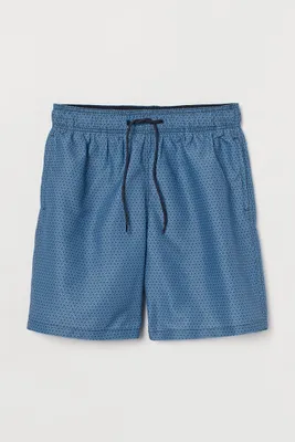 Patterned Swim Shorts