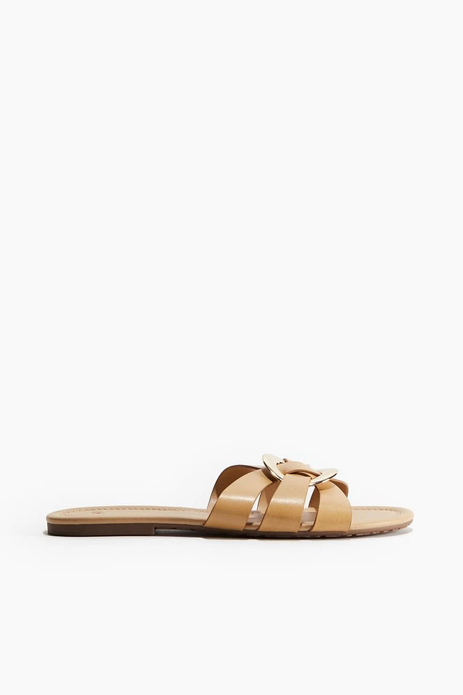 Intertwined-strap Sandals