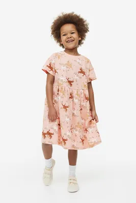 Robe imprimée en jersey