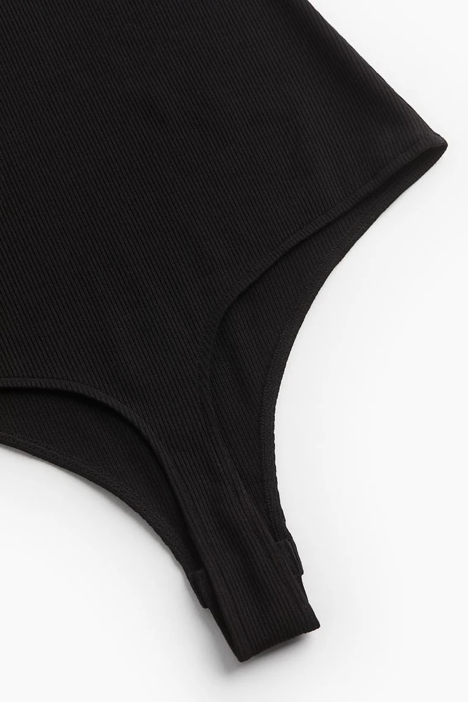 Ribbed Thong Bodysuit