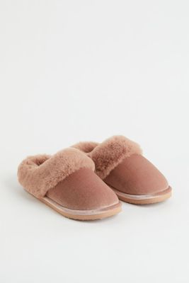 Warm-lined Slippers