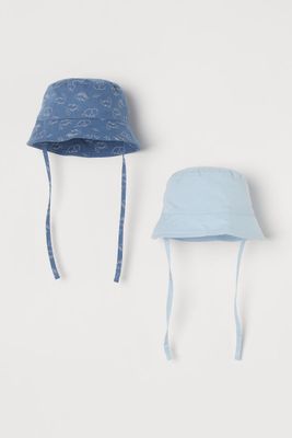2-pack Cotton Sun Hats
