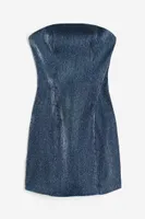 Shimmery Bandeau Dress