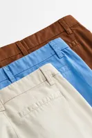 3-pack Relaxed Fit Cotton Chinos