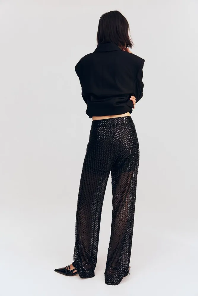 Sequined Pants