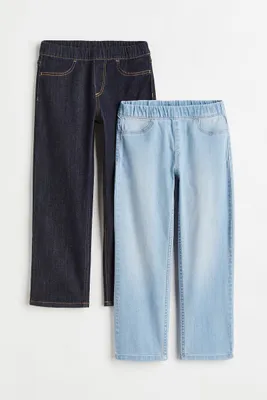 Lot de 2 jeans très extensibles Coupe droite