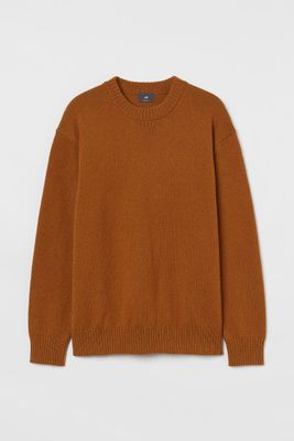 Relaxed Fit Fine-knit Sweater