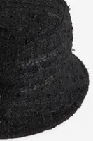Textured-weave Bucket Hat