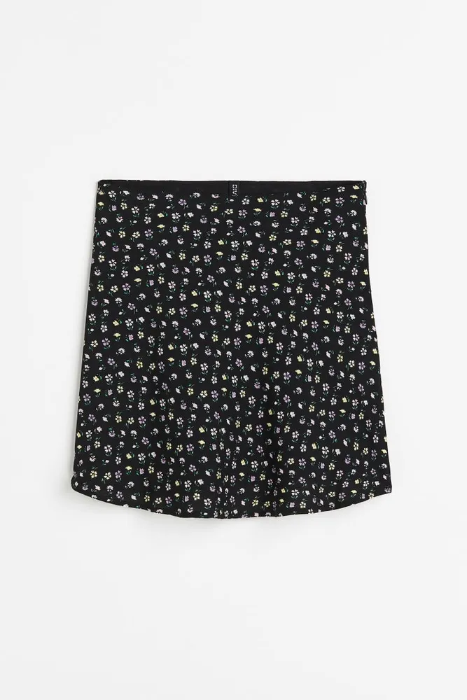 Patterned A-line Skirt