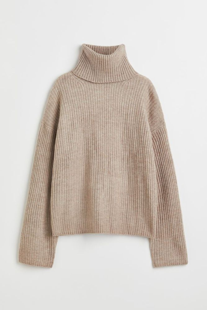 Oversized Turtleneck Sweater