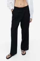 Linen-blend Pants