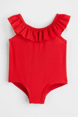 Ruffle-trimmed Swimsuit