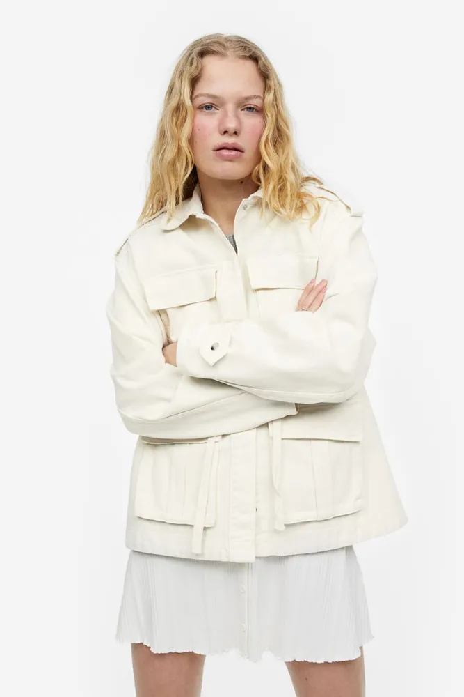 H&M Cotton Twill Utility Jacket