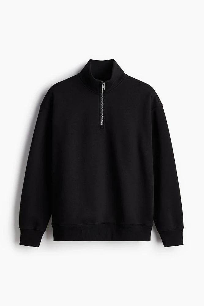 Relaxed Fit Half-zip Sweatshirt