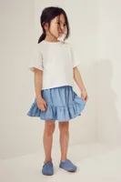 Ruffle-trimmed Skirt