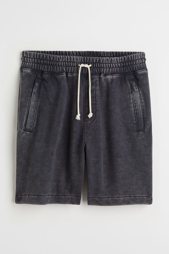 Relaxed Fit Cotton Jogger Shorts