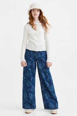 Comfort Stretch Wide Fit High Jeans