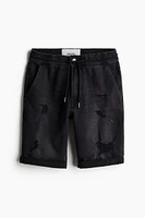 Hybrid Slim Denim Shorts