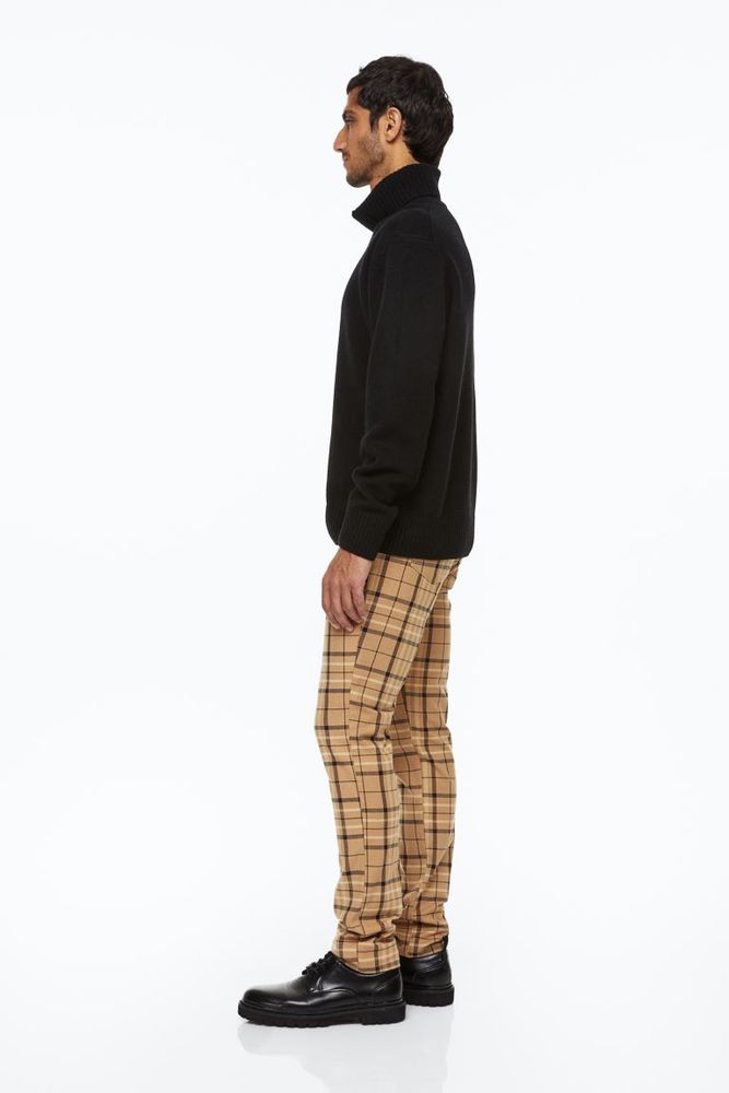 Skinny Fit Twill Pants