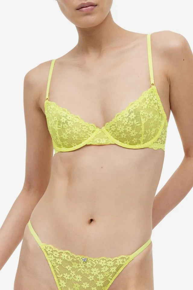 H&M Non-padded Underwire Lace Bra