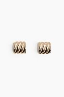 Fluted Stud Earrings