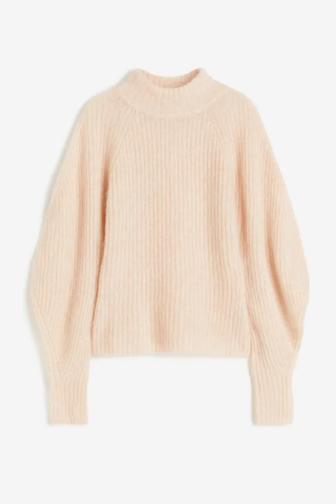 H&M Mohair-blend Rib-knit Sweater | Yorkdale Mall