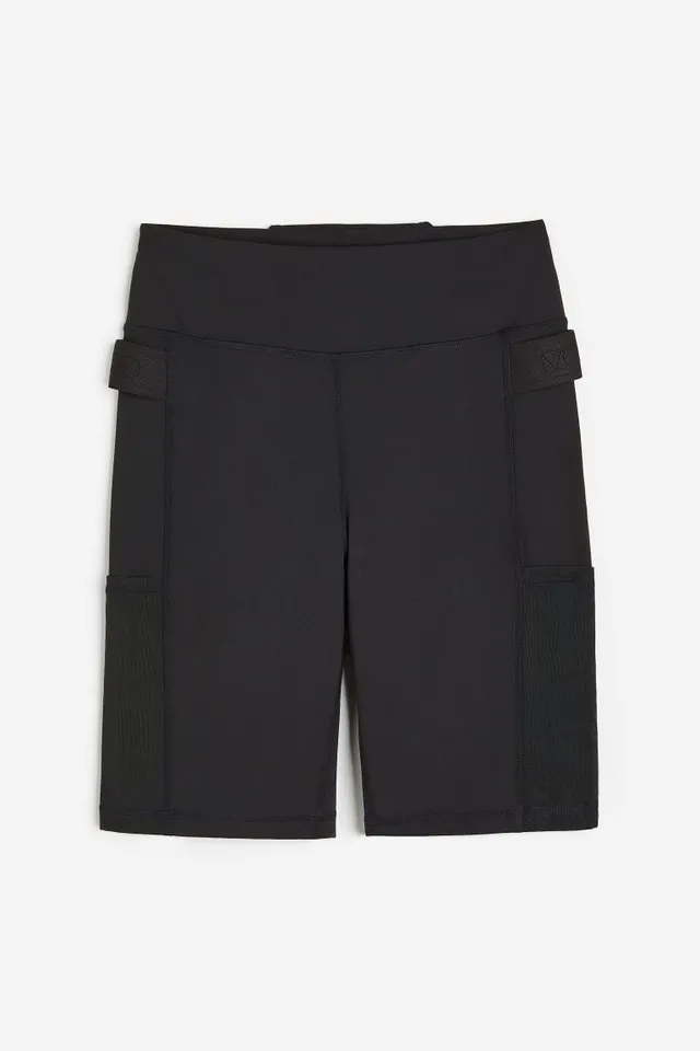 DryMove™ Seamless Shaping Sports Shorts - Black - Ladies