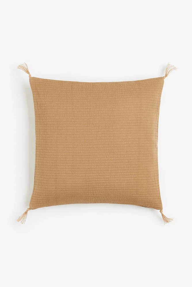 Tasseled Cushion Cover