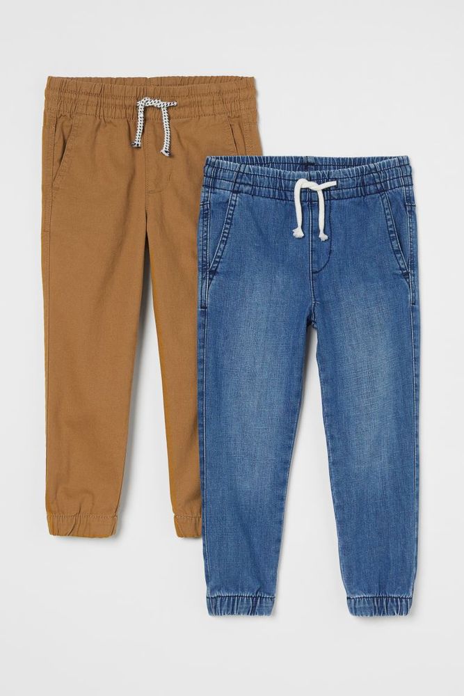 H&M 2-pack Twill Joggers | Hamilton Place