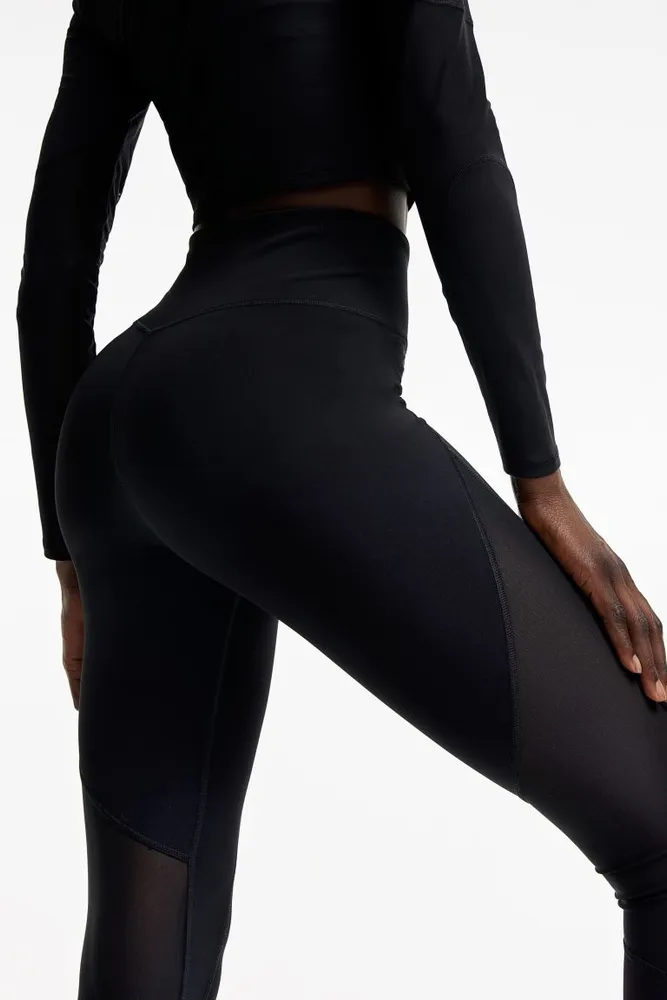 DryMove™ Sports Leggings - Black - Ladies