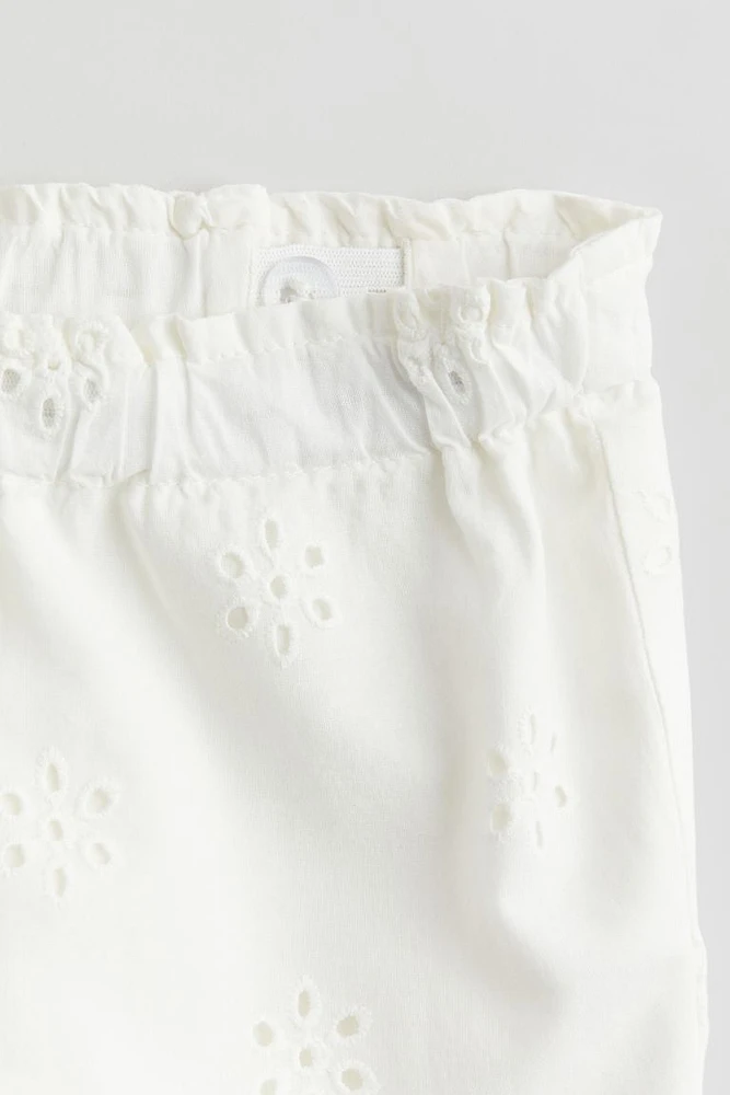 2-piece Eyelet Embroidered Cotton Set