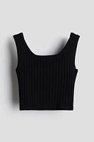 Rib-knit Tank Top