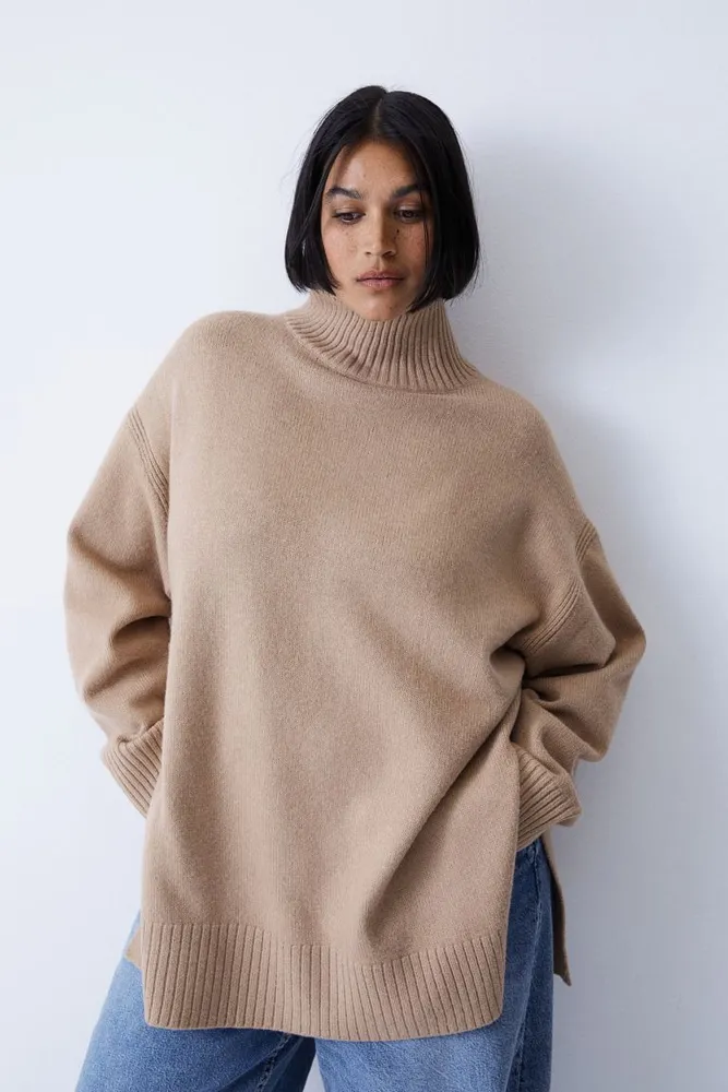 Oversized Turtleneck Sweater