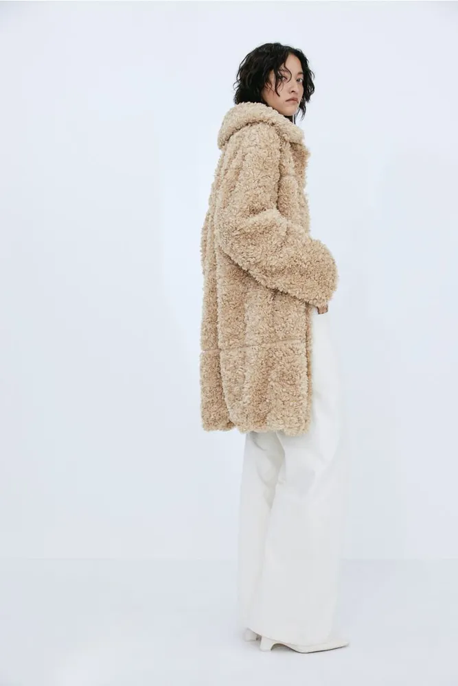 H&M Teddy Fleece Coat