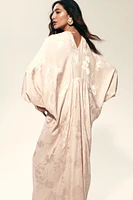 Jacquard-weave Kaftan Dress