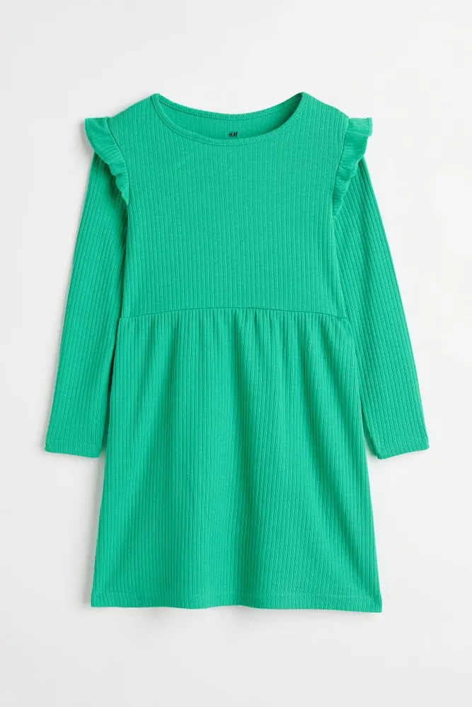 Ribbed Jersey Dress