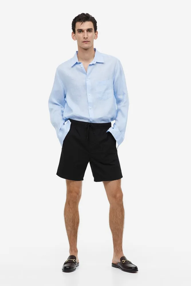 Regular Fit Cotton Shorts