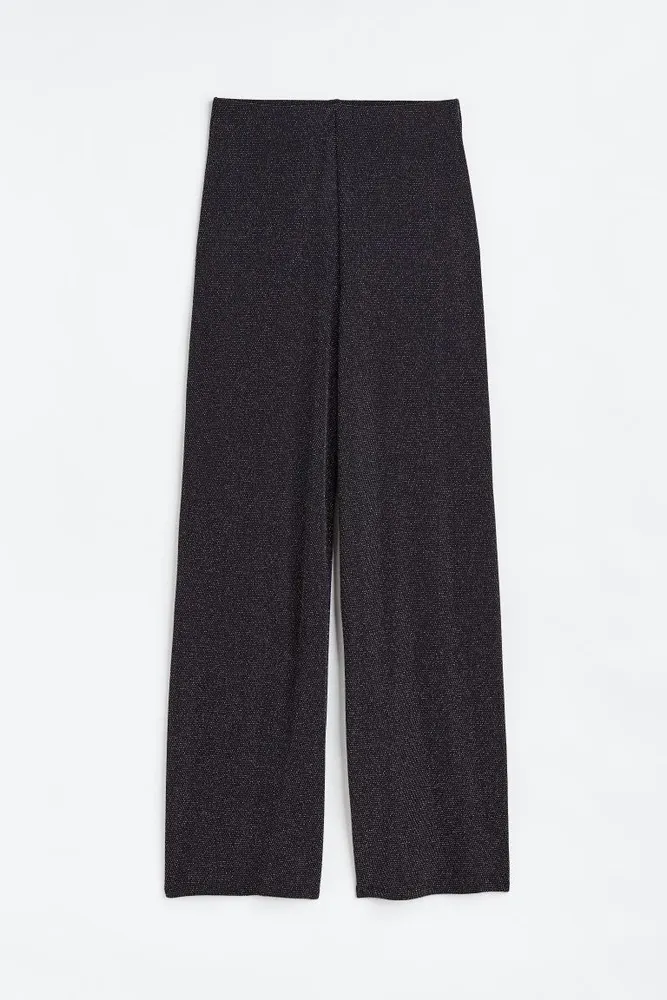H&M Wide-leg Jersey Pants