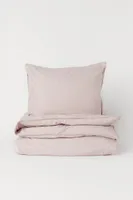 Washed Cotton Duvet Cover Set