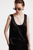 Silk-blend Tank Top